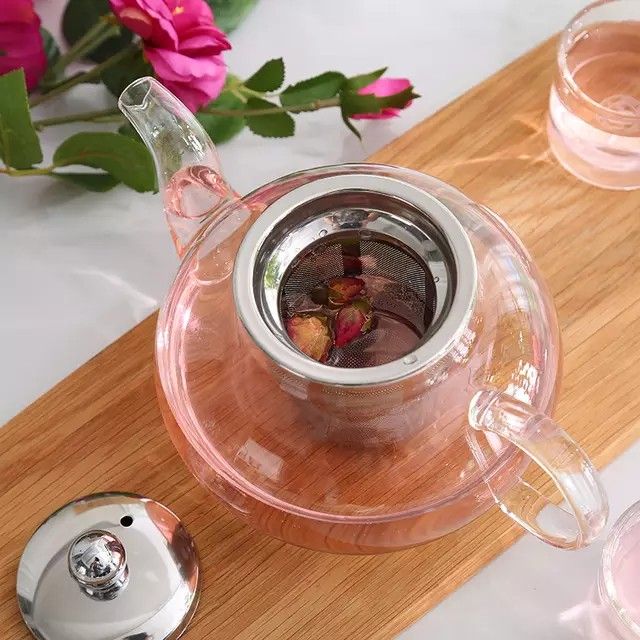 محضّر الشاي الزجاجي الفاخر ✨